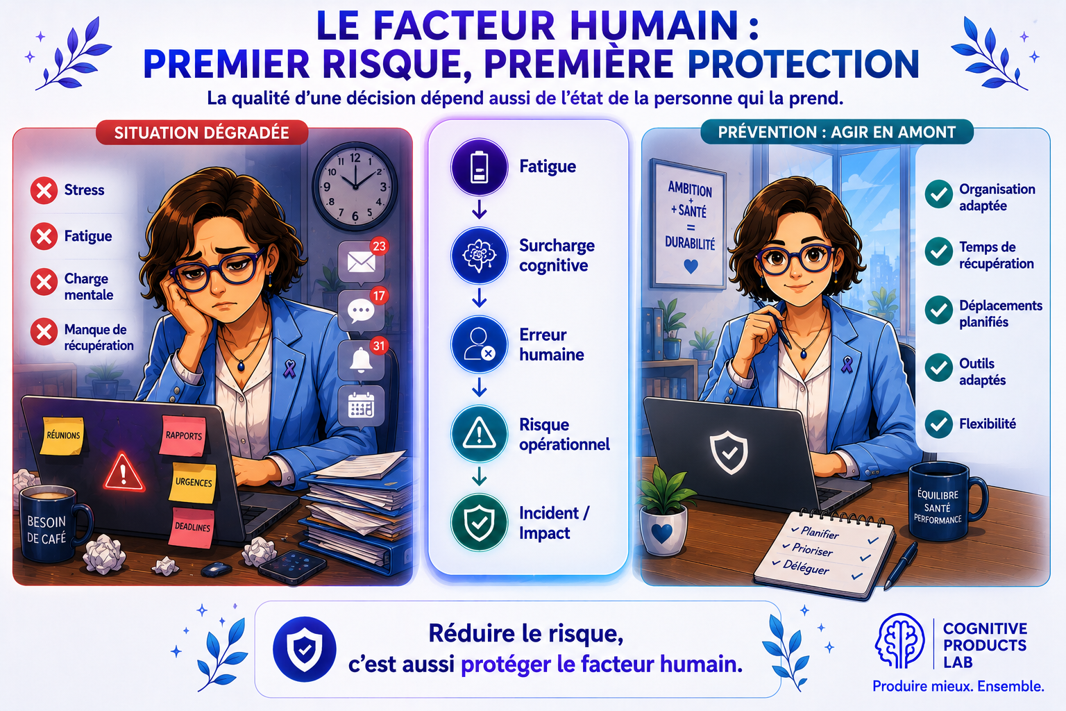 Le facteur humain : premier risque, première protection