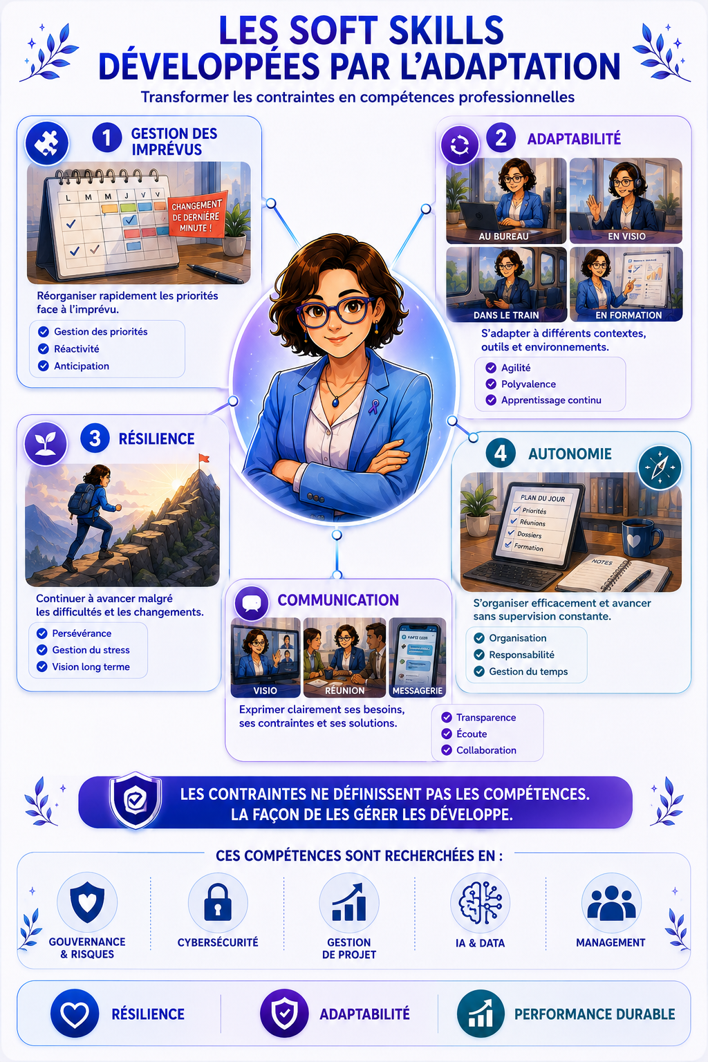 Les soft skills développées par l'adaptation