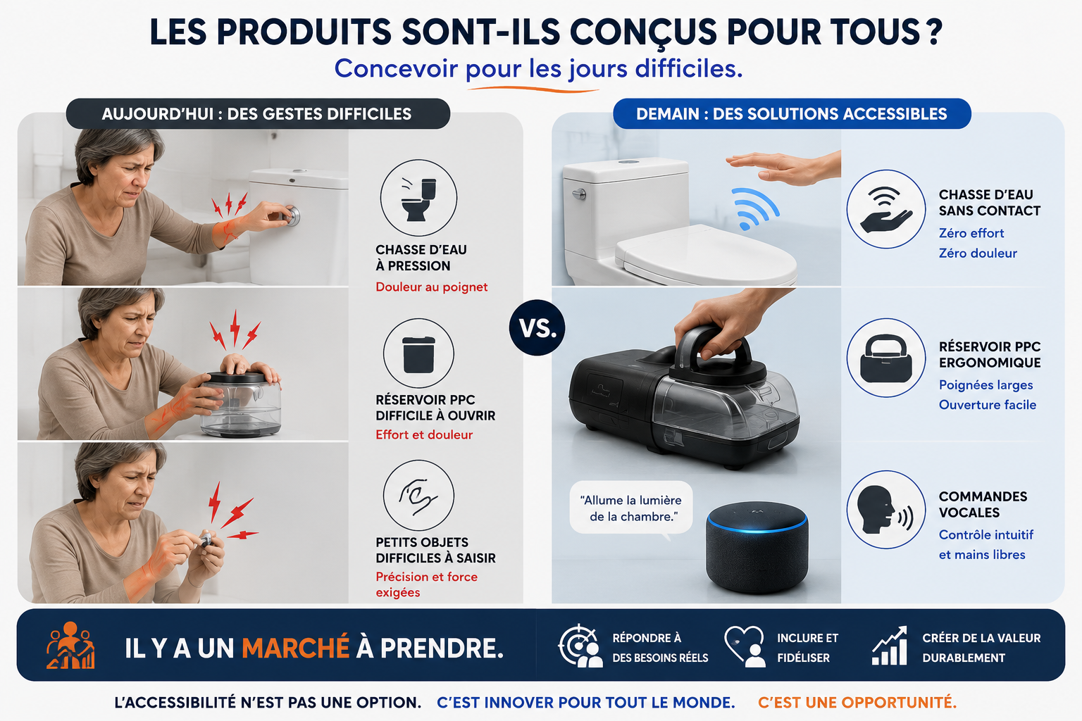 Le marché oublié de l'ergonomie du quotidien — Infographie CPL