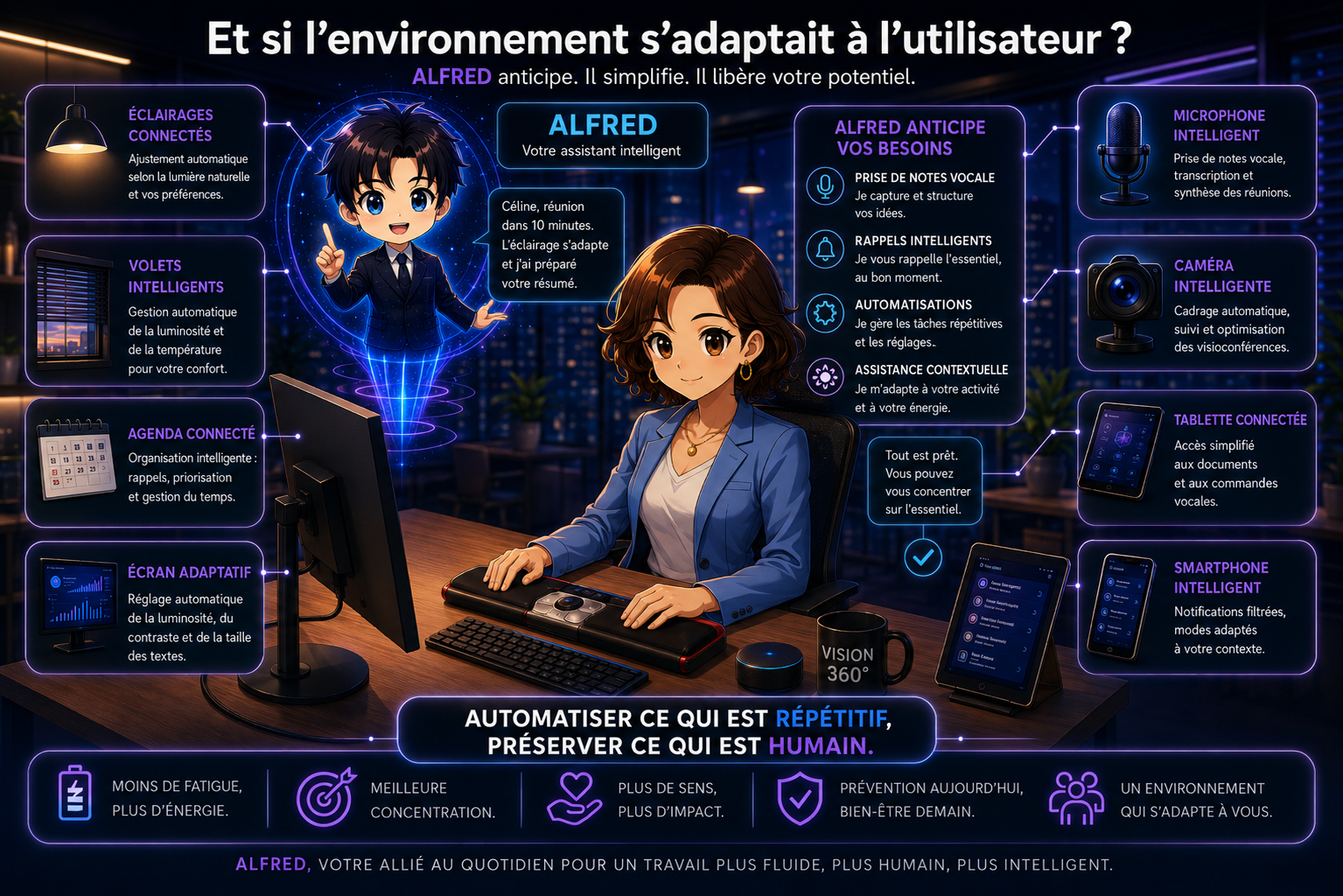 La vision ALFRED — Infographie CPL