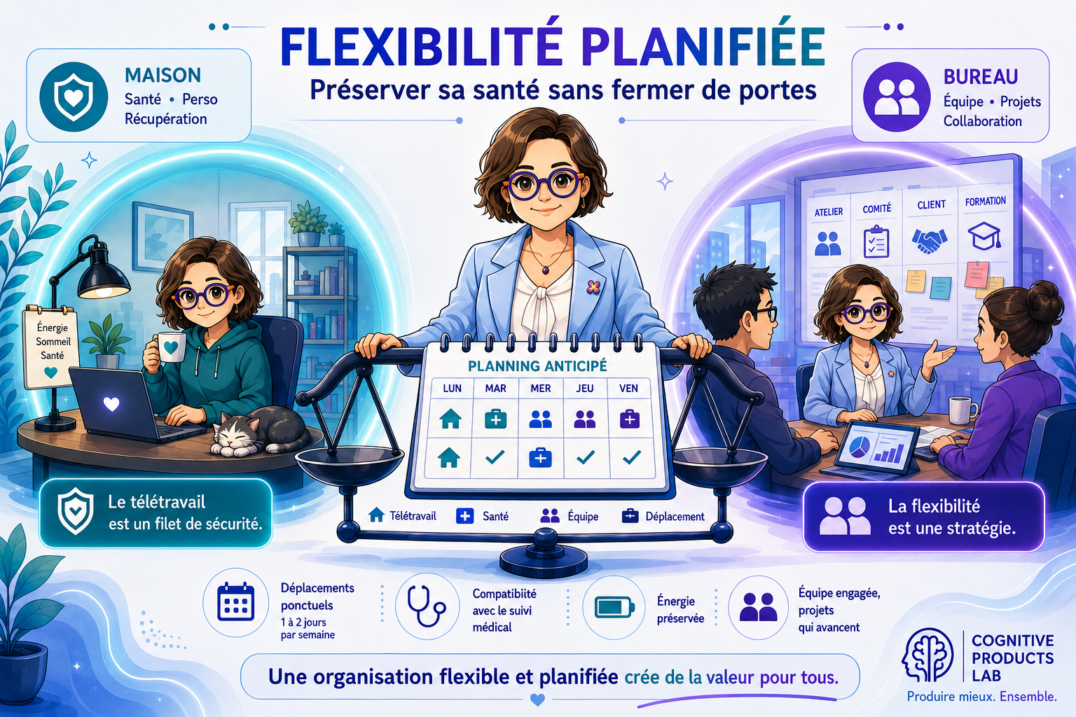 Télétravail, présentiel ou flexibilité ? Comparaison des 3 modèles de travail