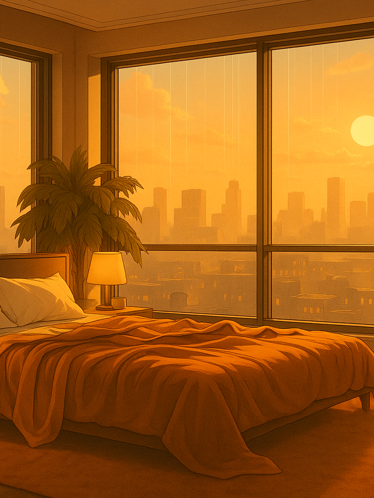 ALFRED le matin dans la chambre